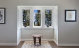 Windows and Stool